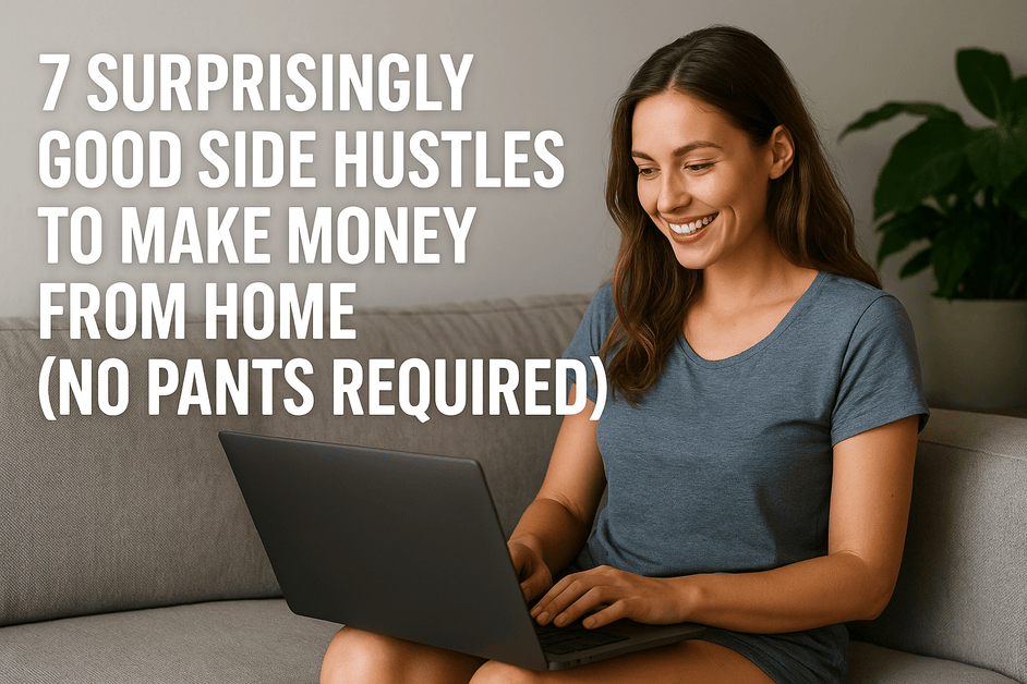 🏡💸 7 Surprisingly Good Side Hustles to Make Money from Home (No Pants Required)